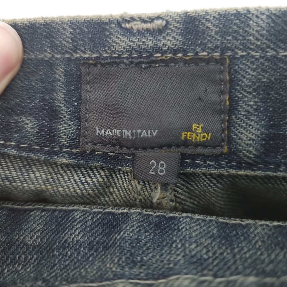 Blue DeNim skirt fendi